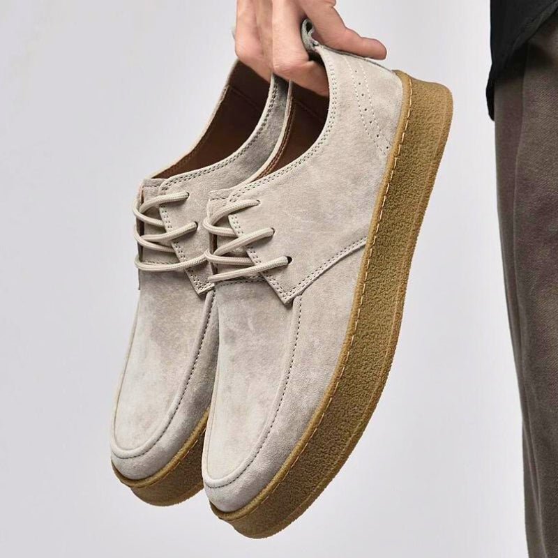 Eskild | Herre Vinter Faux Ruskind Snøresko til Casual Brug - Freya Kobenhavn