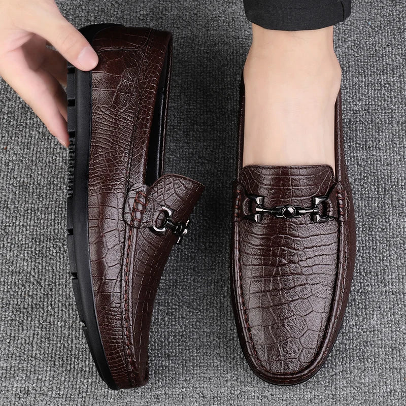 Preben | Herre Vinter PU Læder Slip-On Loafers - Freya Kobenhavn