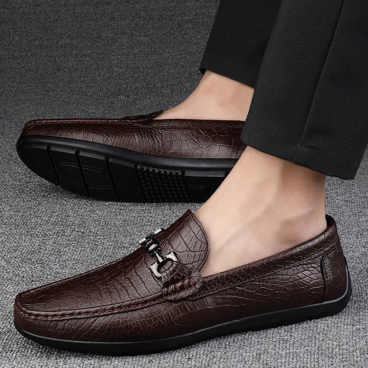 Preben | Herre Vinter PU Læder Slip-On Loafers - Freya Kobenhavn