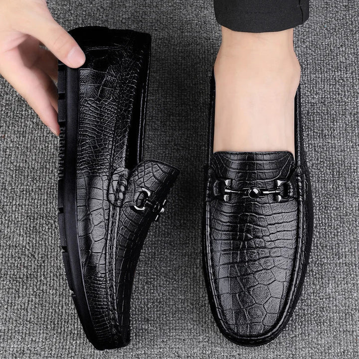 Preben | Herre Vinter PU Læder Slip-On Loafers - Freya Kobenhavn