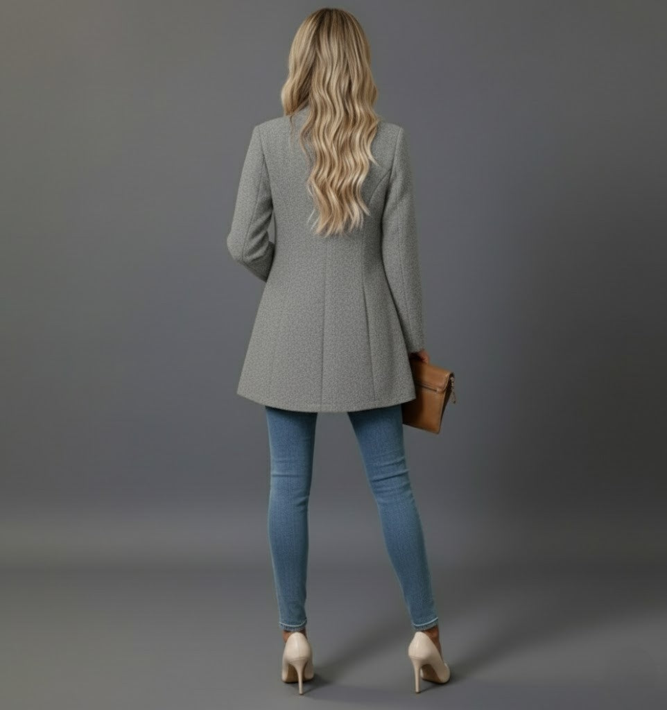 Hanna | Kvinders vinterfrakke med knapper - Freya Kobenhavn