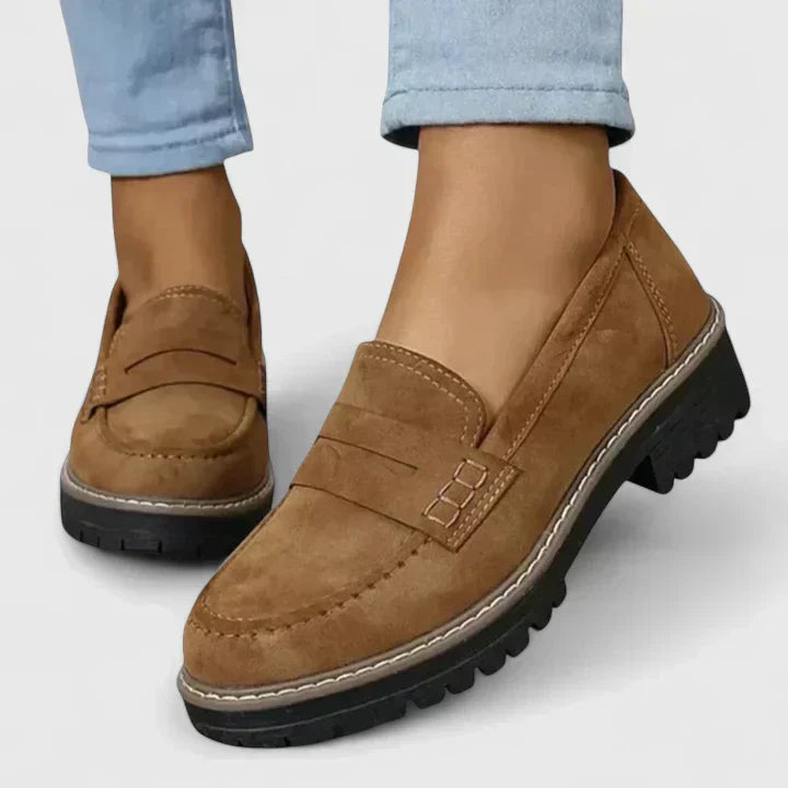 Kathrine | Dame Slip-On Chunky Loafer Sko