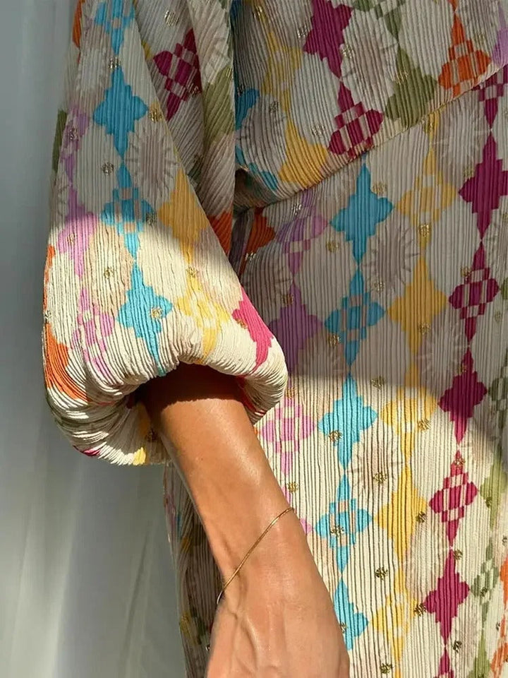 Alina | Dame Vinter Farverigt Todelt Fritidssæt