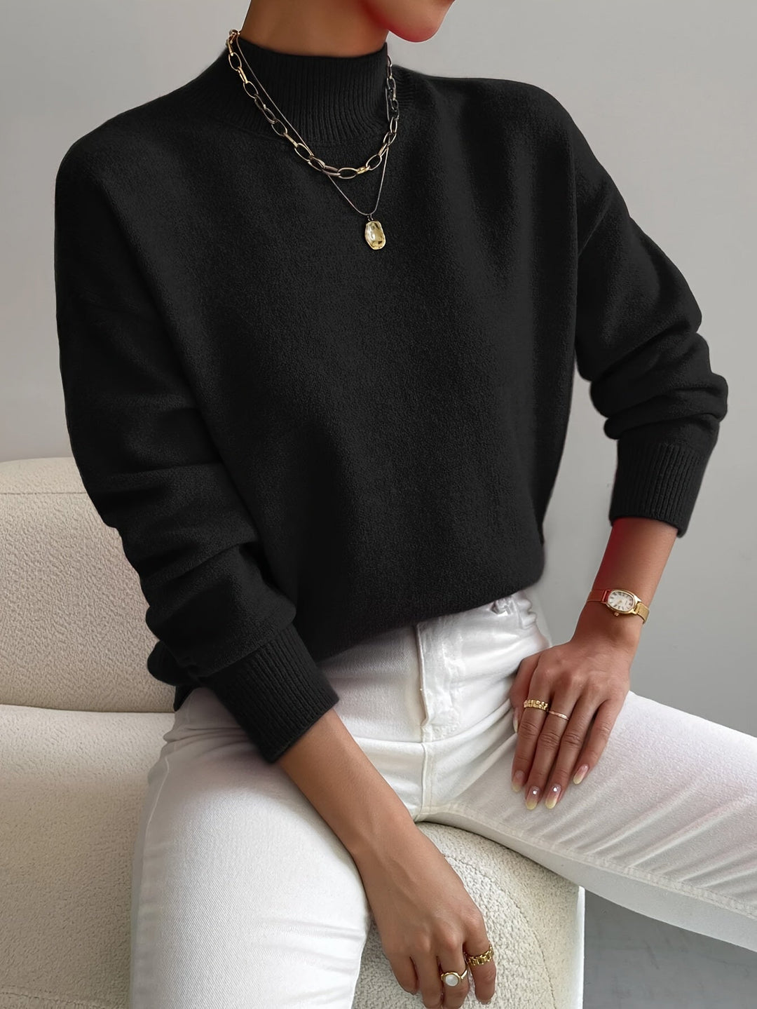 Marilena™ | Elegant Turtleneck Sweater - Freya Kobenhavn