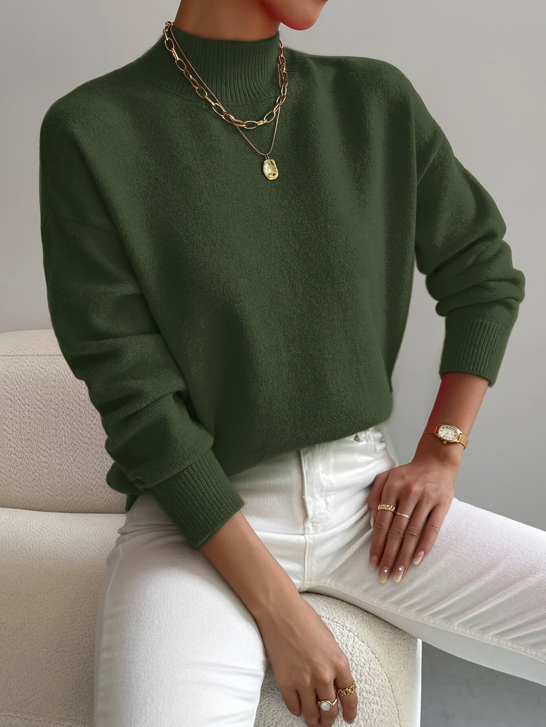 Marilena™ | Elegant Turtleneck Sweater - Freya Kobenhavn