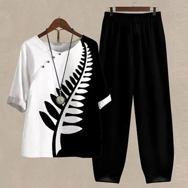 Pippa | Afslappet Ternet Blomstersæt - Freya Kobenhavn