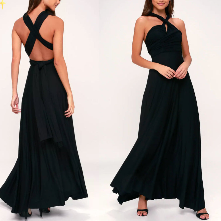 Monika | Dame Afslappet Én-Skulder Maxi Kjole - Freya Kobenhavn