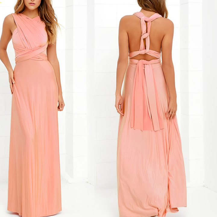 Monika | Dame Afslappet Én-Skulder Maxi Kjole - Freya Kobenhavn