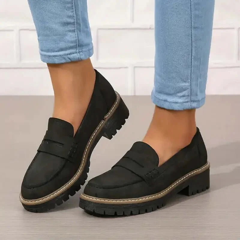 Christella | Dame Slip-On Loafers Med Kraftig Sål - Freya Kobenhavn