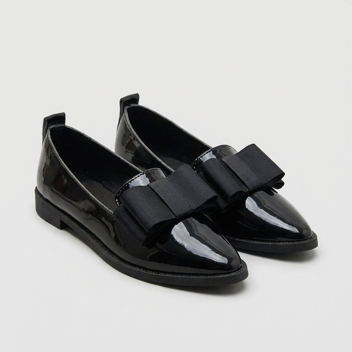 Orthopedic Loafers Dame Patent Læder Spids Tå