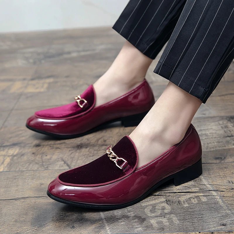 Ortopædiske Loafers Slip-On Velour Guldkæde Komfort