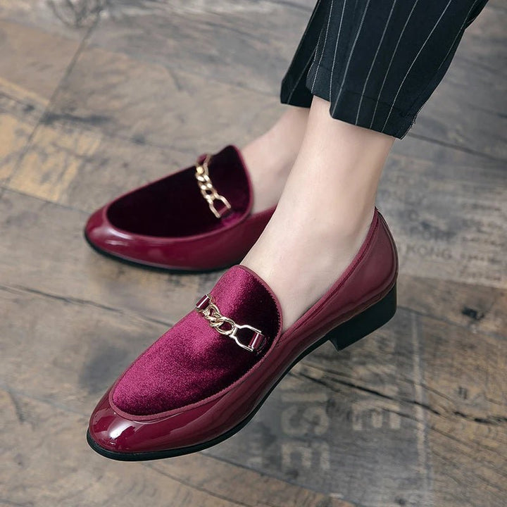 Ortopædiske Loafers Slip-On Velour Guldkæde Komfort