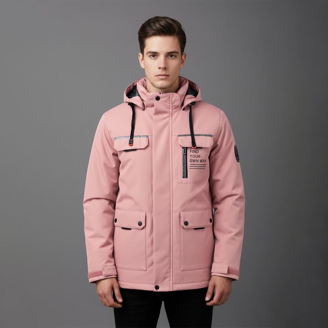 Jon | Herres vandtætte ski-vinterjakke med hætte til udendørsbrug - Freya Kobenhavn