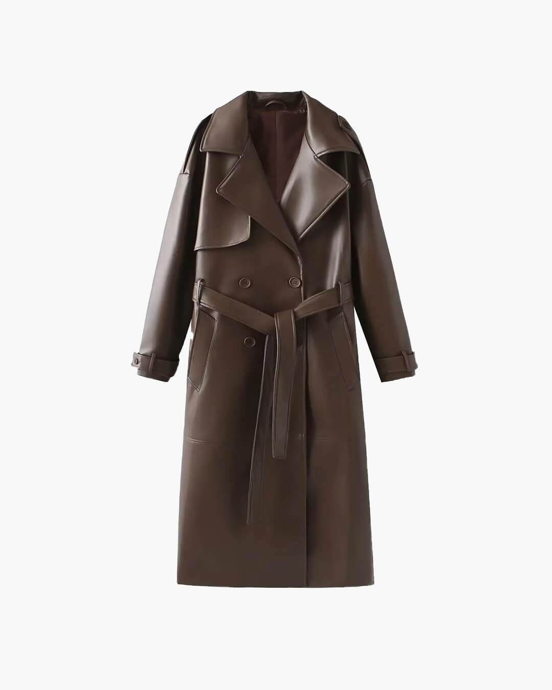 Bente | Dame Lang Vinter Maxi Trenchcoat