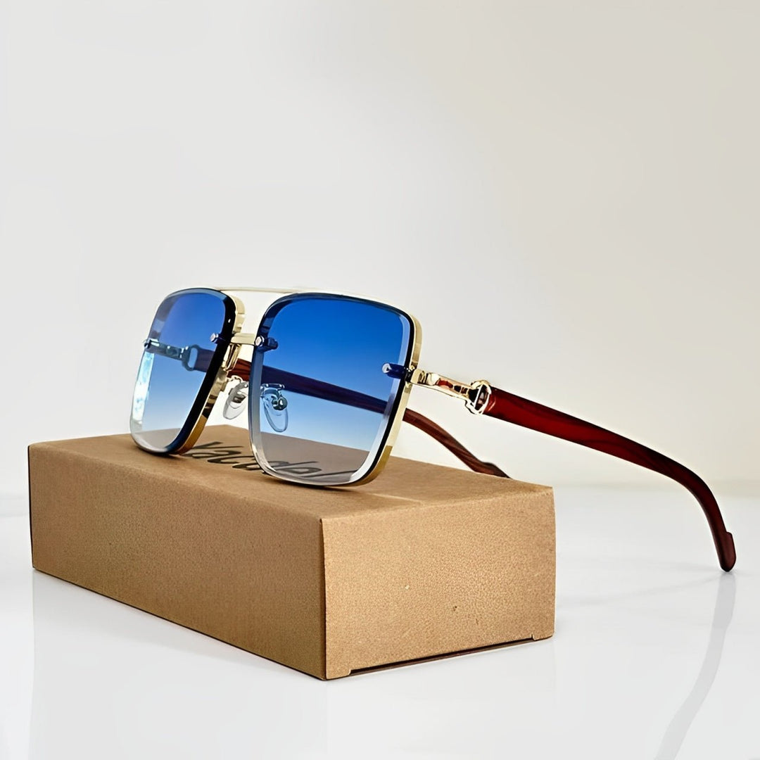 Sunglasses Aviator UV400 Beskyttelse Gradient - Blue (Most Popular)