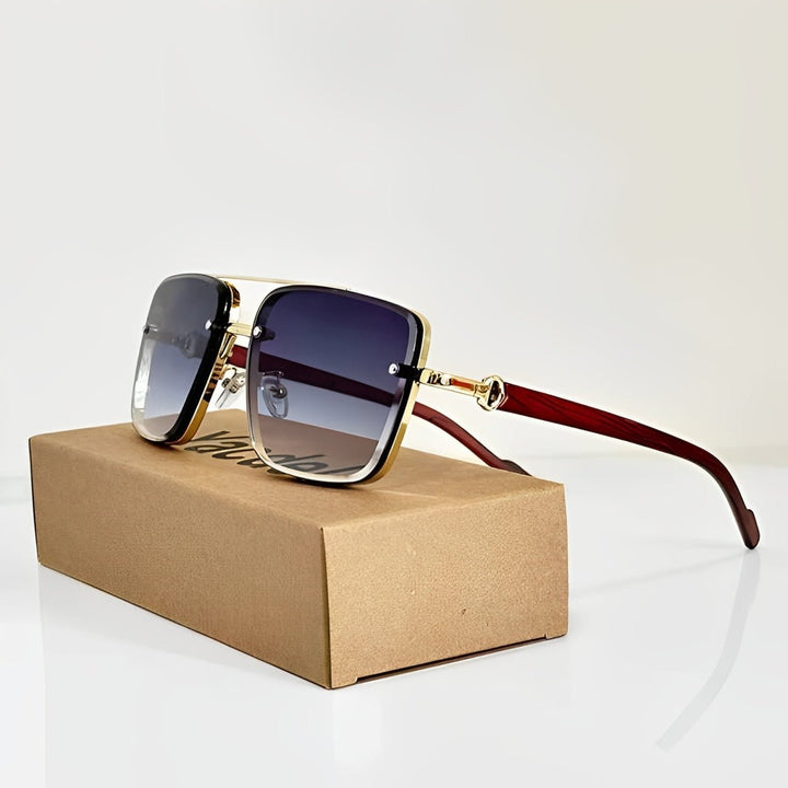 Sunglasses Aviator UV400 Beskyttelse Gradient - Gray