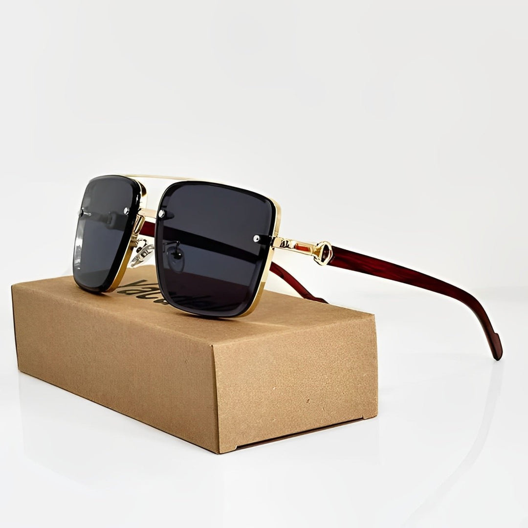 Sunglasses Aviator UV400 Beskyttelse Gradient - Black