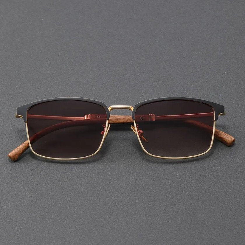Sunglasses Clubmaster Halv-ramme UV400 Polariseret