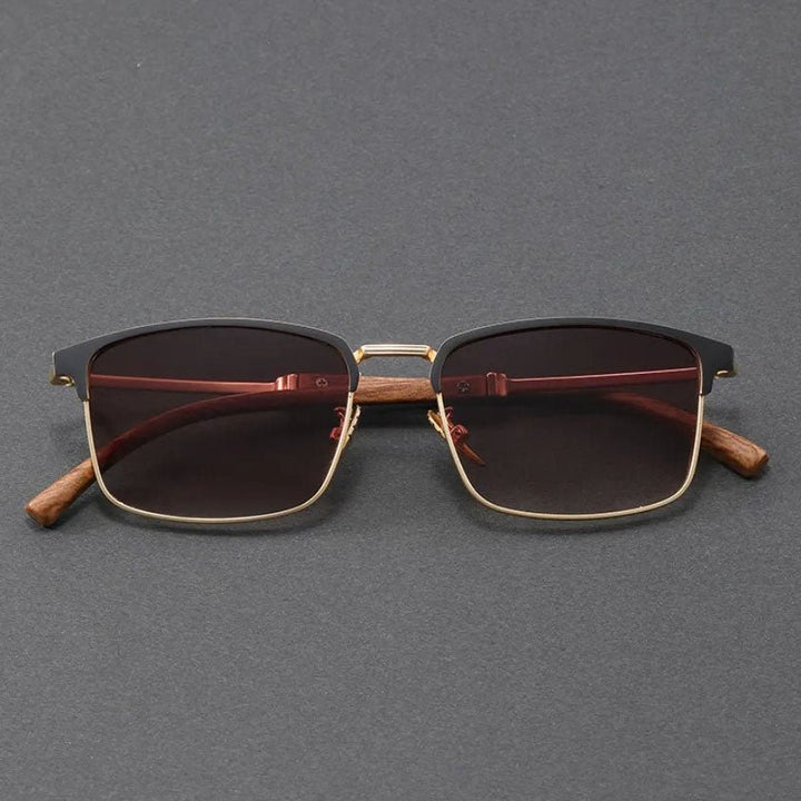 Sunglasses Clubmaster Halv-ramme UV400 Polariseret