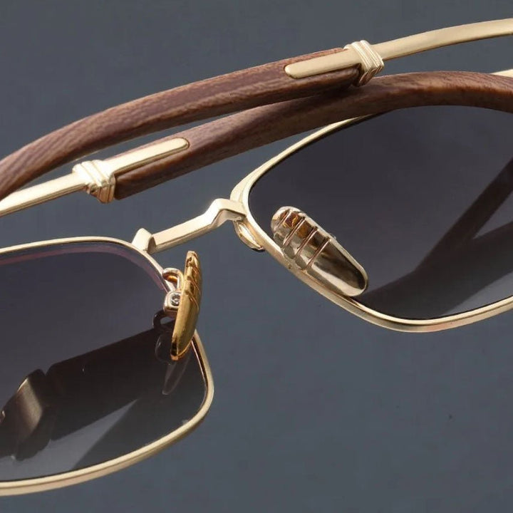 Sunglasses Clubmaster Halv-ramme UV400 Polariseret