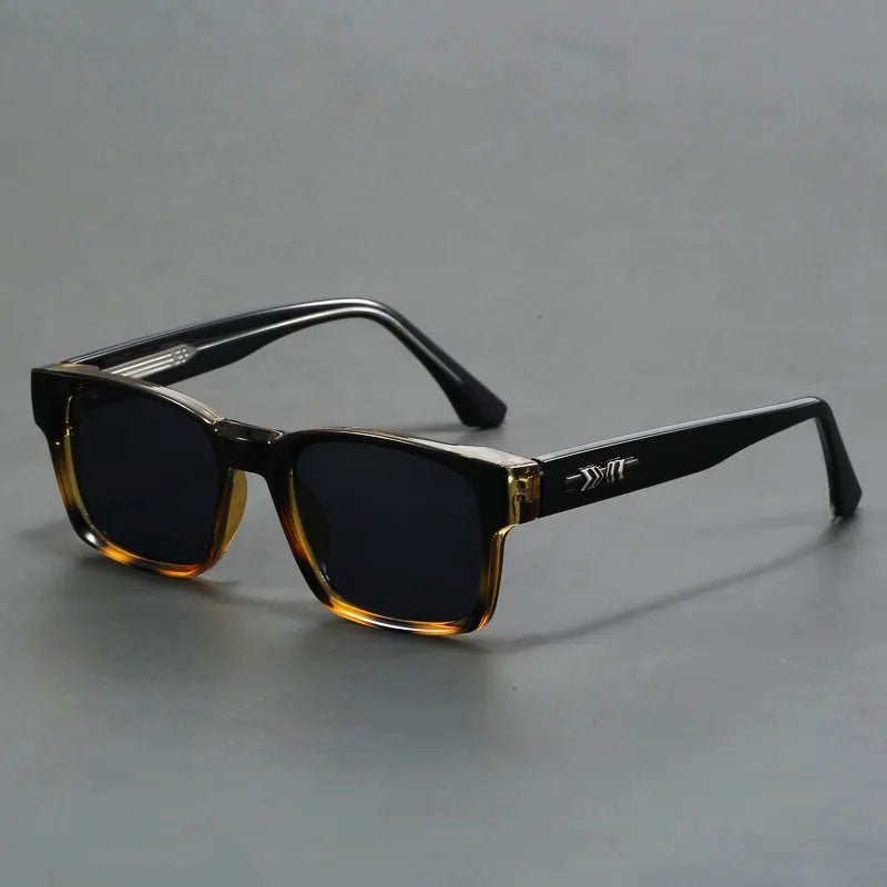 Sunglasses Firkantede Acetat Gradient UV400 Beskyttelse - Leopard