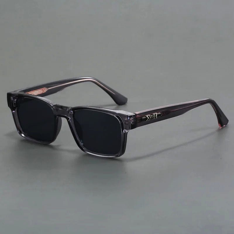 Sunglasses Firkantede Acetat Gradient UV400 Beskyttelse - Purple