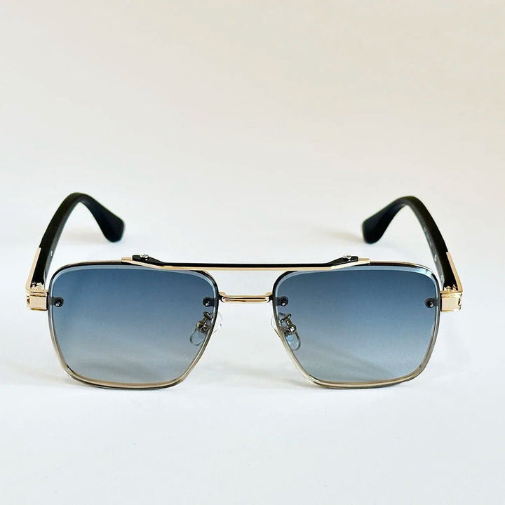 Sunglasses Firkantede Gradient Linser Dobbelt Bro Design
