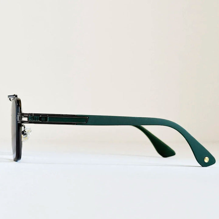 Sunglasses Firkantede Gradient Linser Dobbelt Bro Design