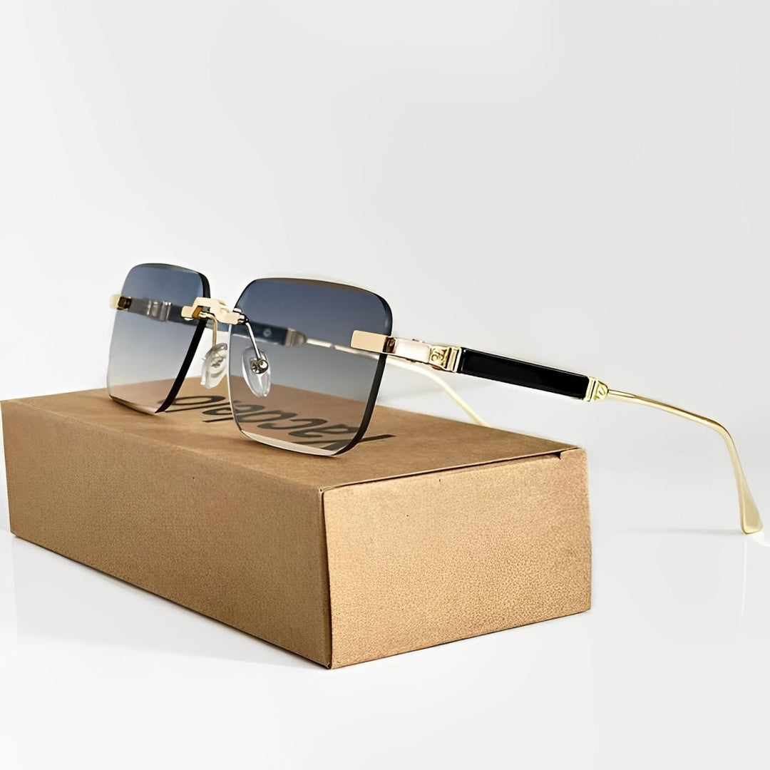 Sunglasses Retro Titanium Gradient UV400 Beskyttelse - Ashford Slate