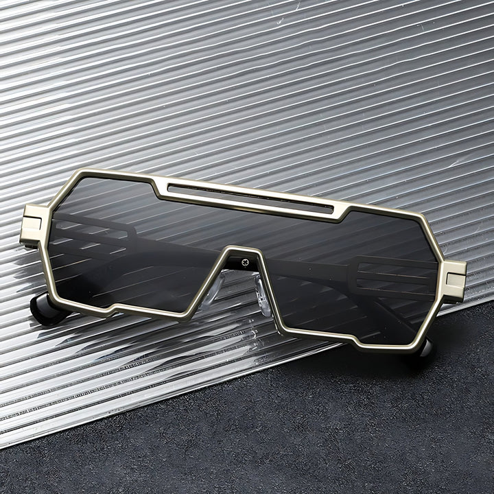 Sunglasses Steampunk Metal Firkantede UV Beskyttelse