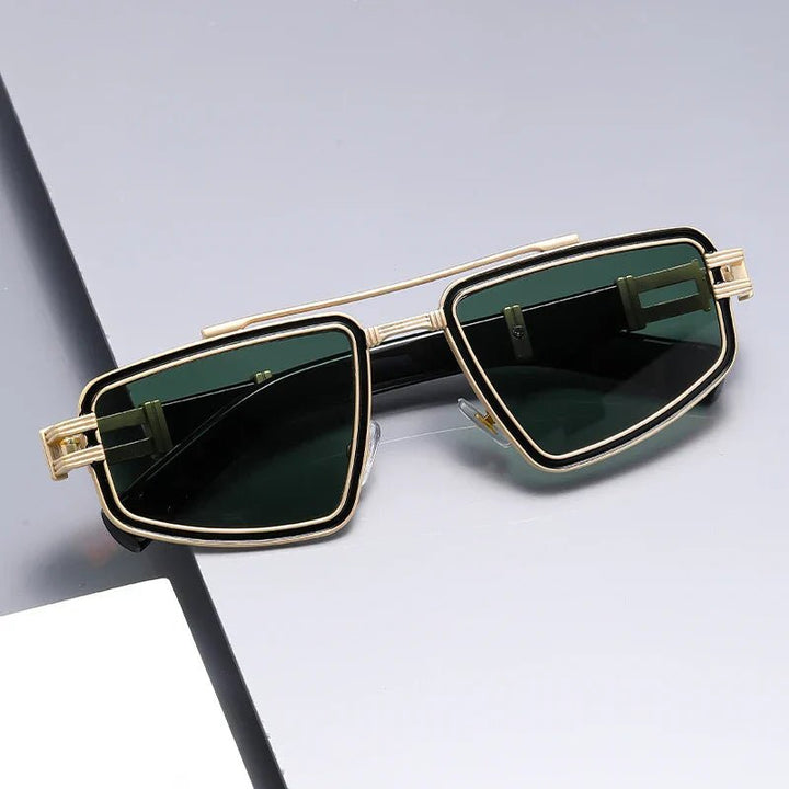 Sunglasses Titan Stel Kantede Rammer Dobbelt Bro