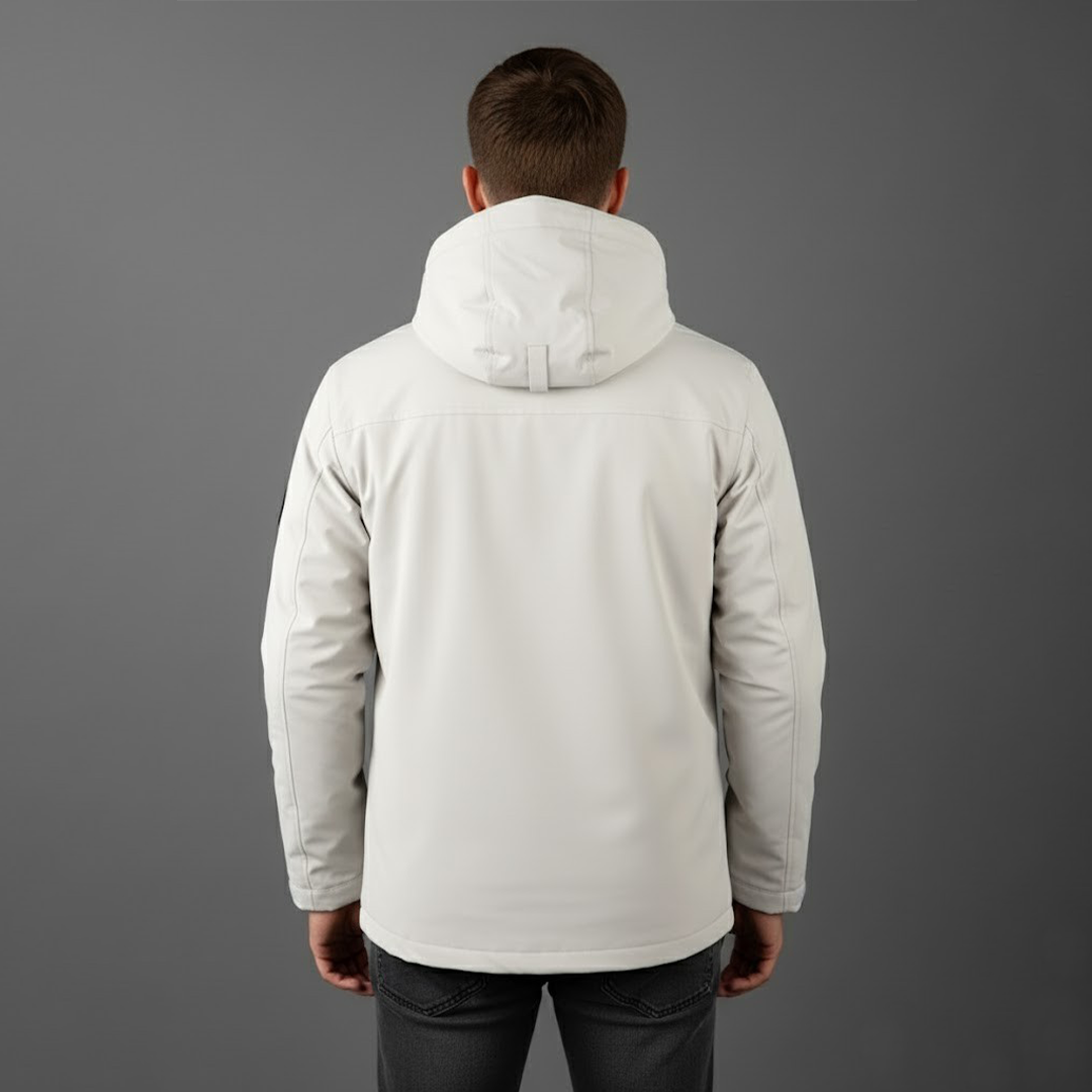 Jon | Herres vandtætte ski-vinterjakke med hætte til udendørsbrug - Freya Kobenhavn